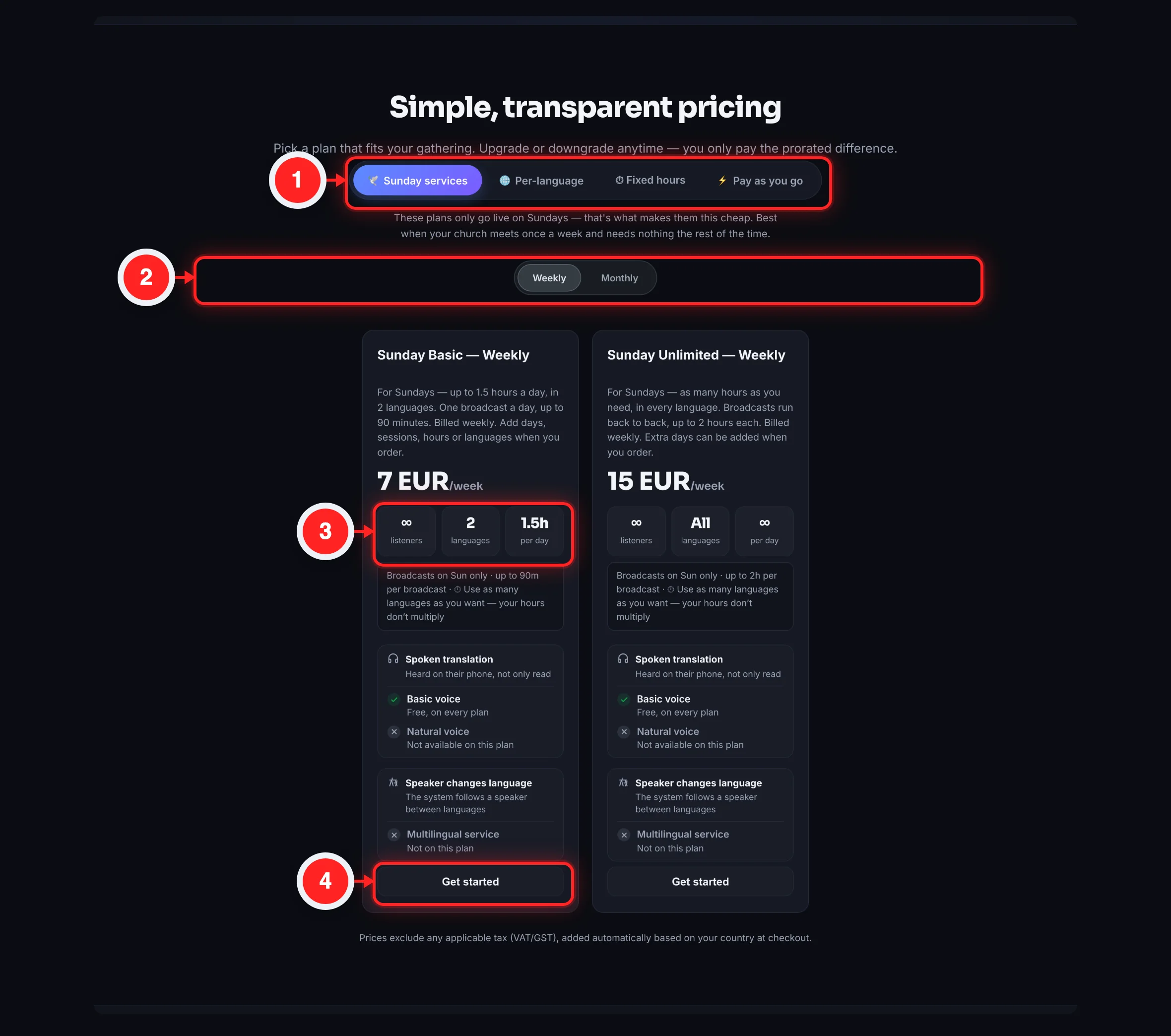 Pricing